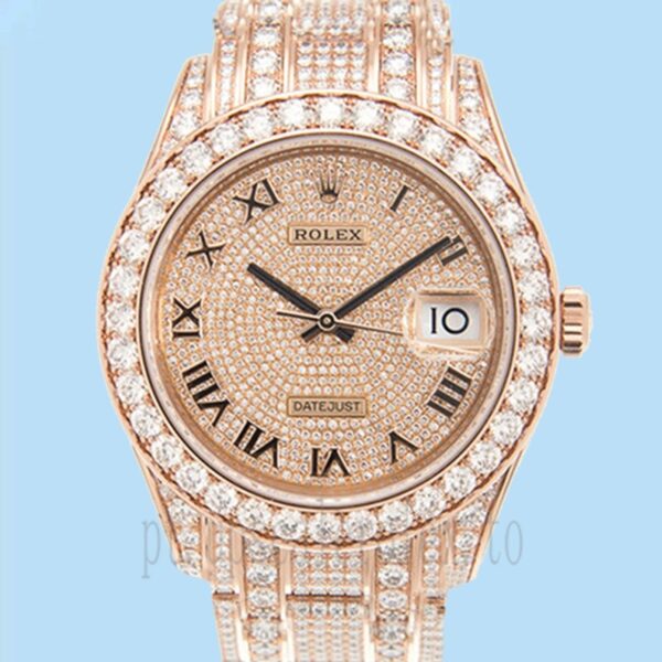 Rolex Pearlmaster 41mm m86405rbr-0001 Masculino Automático