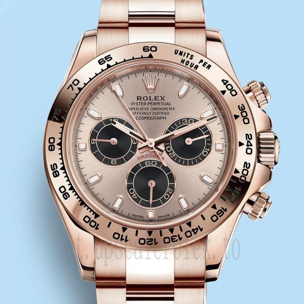Rolex Daytona 40mm Masculino m116505-0016 Tom De Ouro Rosa Automático