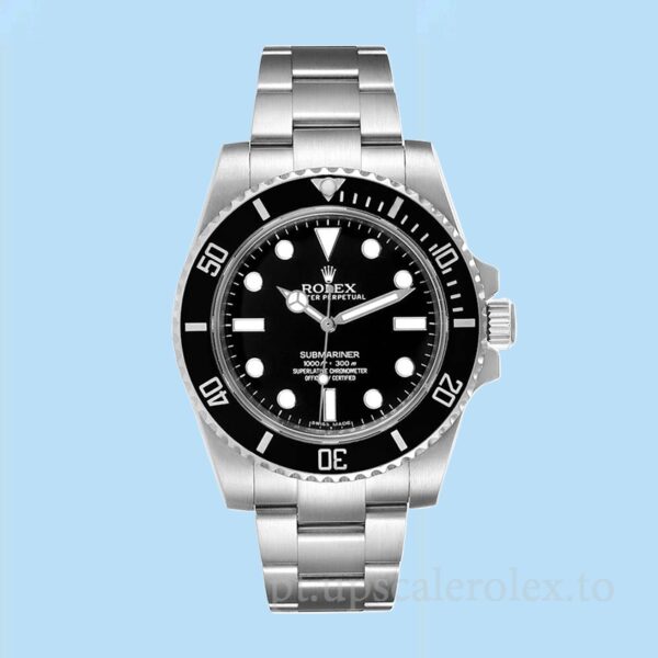 Rolex Submariner 114060-97200 Masculino 40mm Tom Prata - Image 2