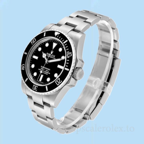 Rolex Submariner 114060-97200 Masculino 40mm Tom Prata - Image 3