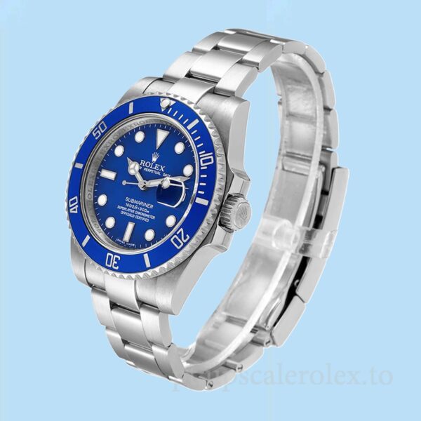 Rolex Submariner Masculino 40mm 116619LB-97209 Mostrador Azul Automático - Image 3