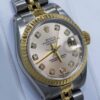 Réplica de qualidade Rolex Datejust 69173 Jubileu 18K Ouro Amarelo Ss Fact Mostrador Diamante