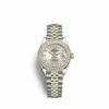 Réplicas de relógios suíços femininos Rolex Lady-datejust 28 28mm aço inoxidável e ouro amarelo 18K 279383rbr-0007