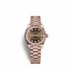 Melhor Réplica Rolex Lady-datejust 28 28mm Everose Gold 279175-0016 Relógio Feminino