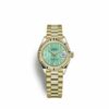 Réplica de relógios suíços femininos Rolex Lady-datejust 28 28mm 18K ouro amarelo 279178-0027