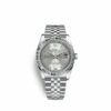 Melhor Réplica Rolex Datejust 36 36mm Aço Inoxidável e Ouro Branco 18K 116234-0081 Relógio Médio