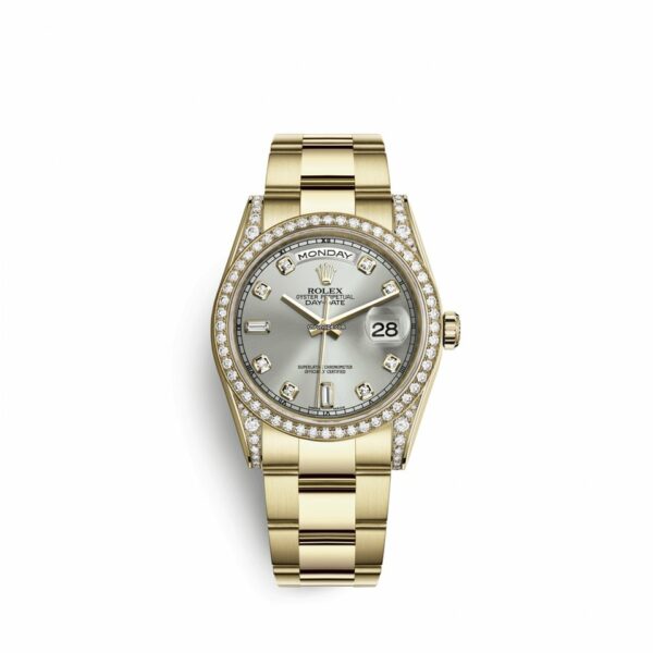 Réplica de qualidade Rolex Day-date 36 36mm 18K ouro amarelo 118388-0065 relógio masculino