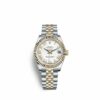 Comprar relógio falsificado Rolex Datejust 31 31mm em aço inoxidável e ouro amarelo 18K 178273-0073