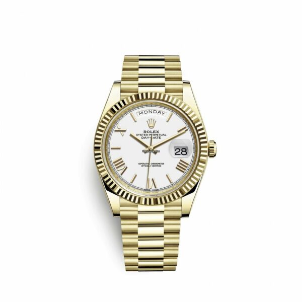 Réplica Rolex Day-date 40 40mm 18K ouro amarelo 228238-0042 relógio masculino