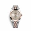 Melhor Réplica Rolex Datejust 41 41mm Aço Inoxidável e Ouro Everose 126301-0008