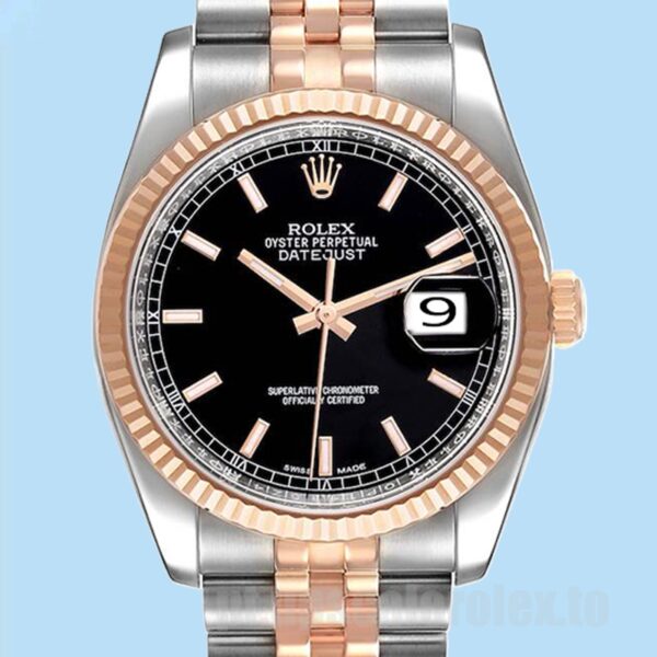 Rolex Datejust 36mm 116231 Masculino Mostrador Preto