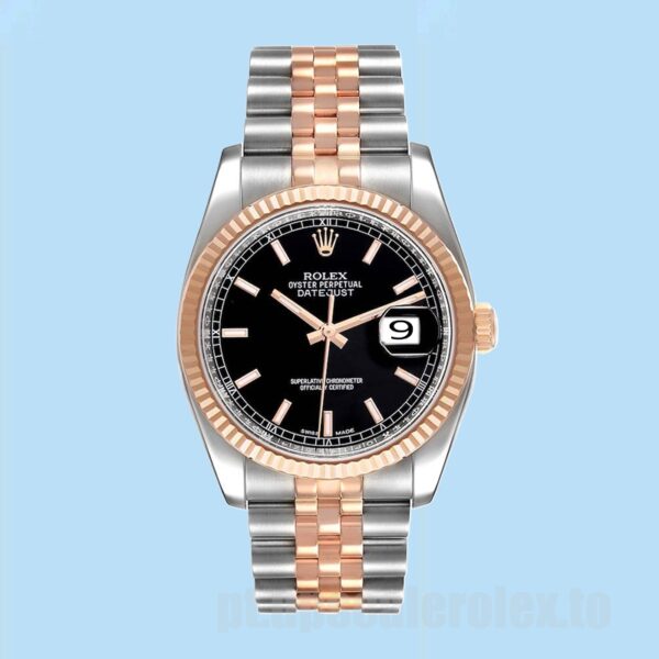 Rolex Datejust 36mm 116231 Masculino Mostrador Preto - Image 2