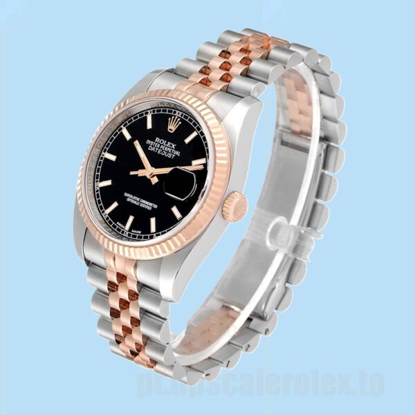 Rolex Datejust 36mm 116231 Masculino Mostrador Preto - Image 3