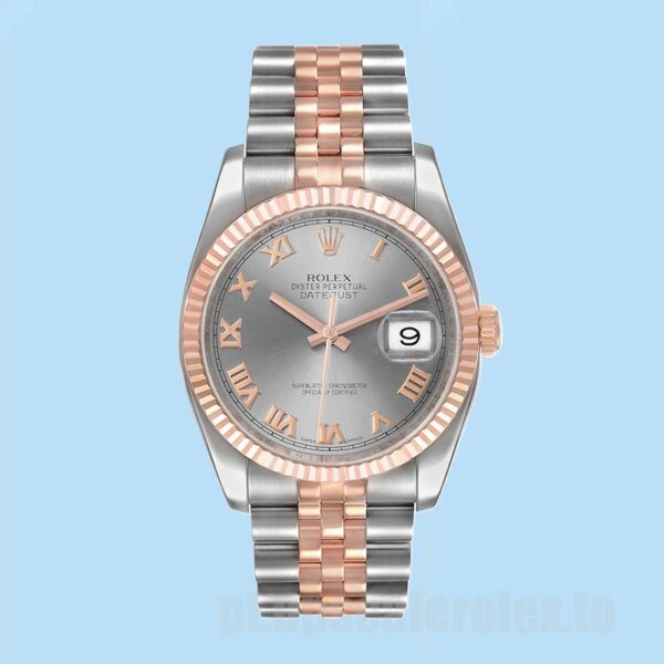 Rolex Datejust 116231-0087 Masculino 36mm Tom Prata Automático - Image 2