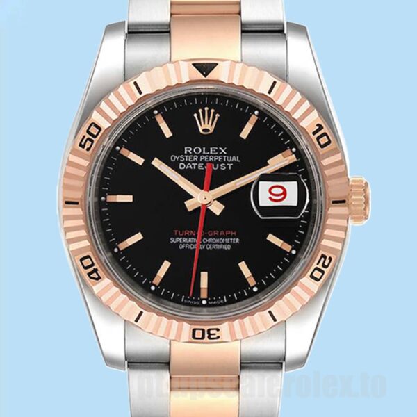 Rolex Datejust Turn-o-graph Masculino 36mm 116261 Ver Tom Prata