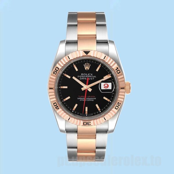 Rolex Datejust Turn-o-graph Masculino 36mm 116261 Ver Tom Prata - Image 2