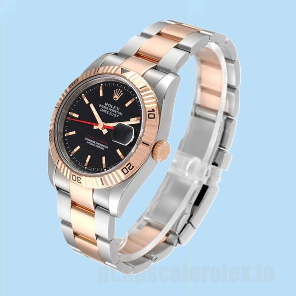 Rolex Datejust Turn-o-graph Masculino 36mm 116261 Ver Tom Prata - Image 3