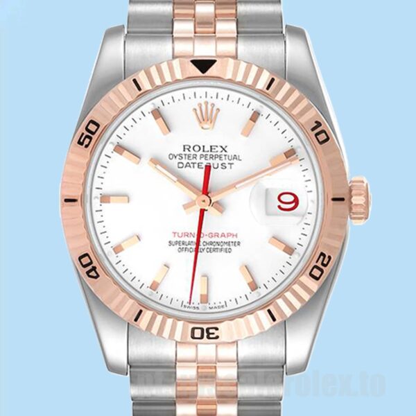 Rolex Datejust Turn-o-graph Masculino 116261 36mm Pulseira Jubileu