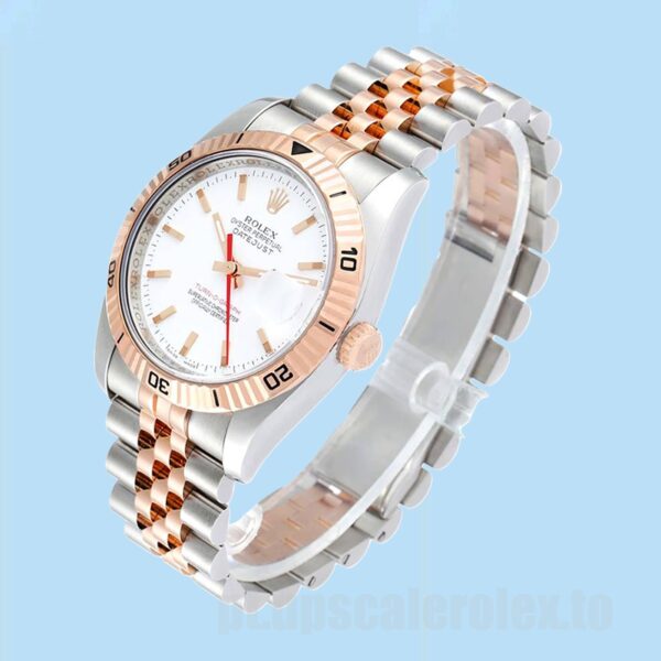Rolex Datejust Turn-o-graph Masculino 116261 36mm Pulseira Jubileu - Image 3