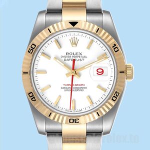 Rolex Datejust Turn-o-graph 36mm Masculino 116263 Pulseira Ostra Automático