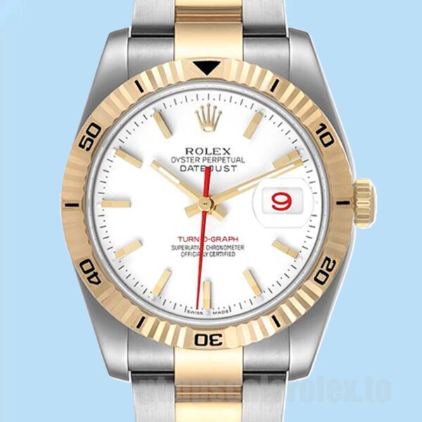 Rolex Datejust Turn-o-graph 36mm Masculino 116263 Pulseira Ostra Automático
