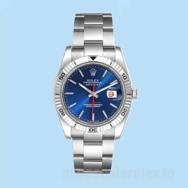 Rolex Datejust Turn-o-graph 116264 Masculino 36mm Automático Ver - Image 2