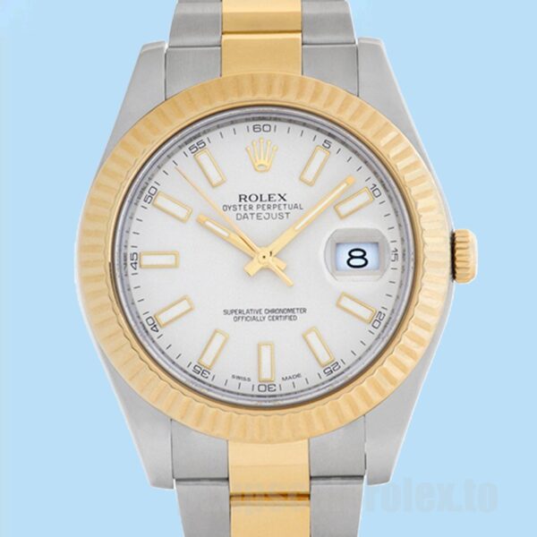 Rolex Datejust Masculino 116333-72213 41mm Pulseira Ostra Ver