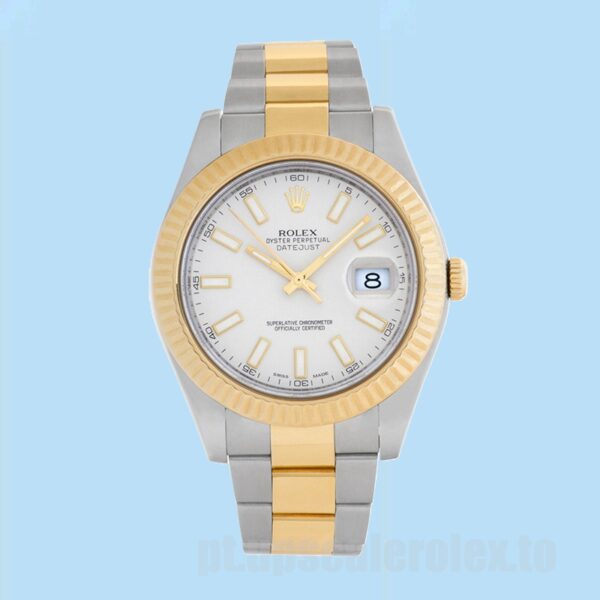 Rolex Datejust Masculino 116333-72213 41mm Pulseira Ostra Ver - Image 2