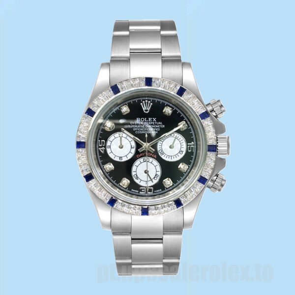 Rolex Daytona 40mm Masculino 116599 Mostrador Preto Ver - Image 2