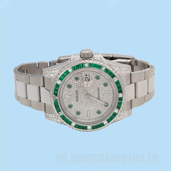Rolex Submariner 40mm 116659 Masculino Ver Tom Prata - Image 3