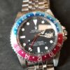 Réplica de luxo Rolex Gmt-master – 1675 – moldura Pepsi desbotada – 1972