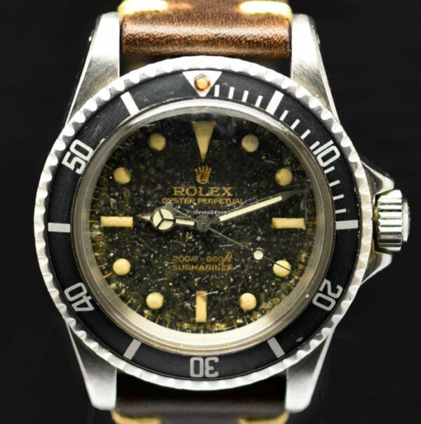 Réplica Rolex Submariner Ref 5513 Raro Mostrador Ouro Original