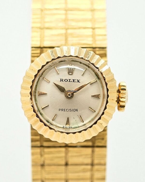 Réplica de qualidade Rolex Precision Camaleão Ouro 18kt V. 1963 Vintage B+p