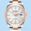 Rolex Datejust m126201-0034 Masculino 36mm Ver Tom Prata