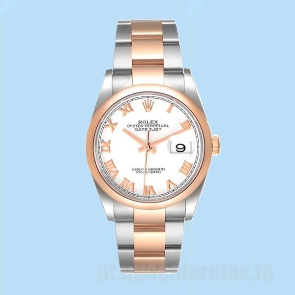 Rolex Datejust m126201-0016 36mm Masculino Automático Tom Prata - Image 2