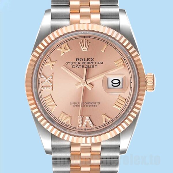 Rolex Datejust m126231-0027 36mm Masculino Pulseira Jubileu Ver