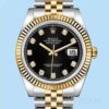 Rolex Datejust 36mm Masculino m126233-0021 Tom Prata Automático