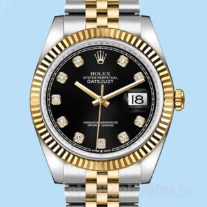 Rolex Datejust 36mm Masculino m126233-0021 Tom Prata Automático