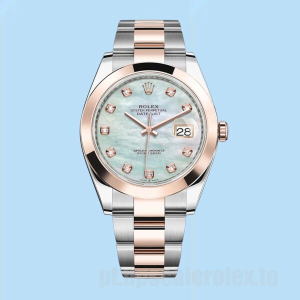 Rolex Datejust Masculino 41mm m126301-0013 Tom Prata Ver - Image 2