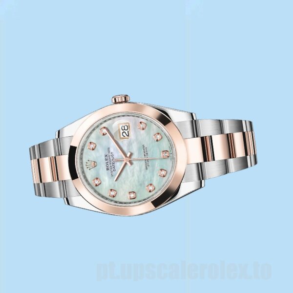 Rolex Datejust Masculino 41mm m126301-0013 Tom Prata Ver - Image 3