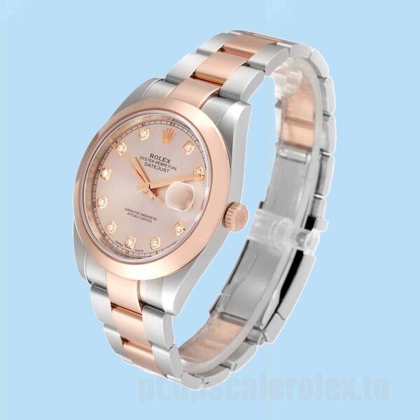 Rolex Datejust Masculino 41mm m126301-0007 Tom Prata - Image 3