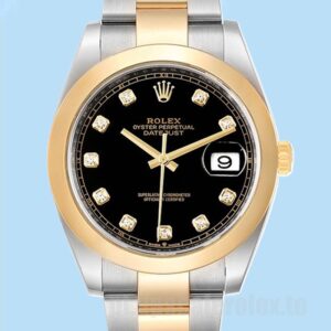 Rolex Datejust 126303 Masculino 41mm Mostrador Preto