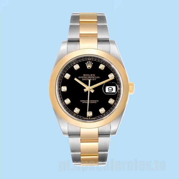 Rolex Datejust 126303 Masculino 41mm Mostrador Preto - Image 2