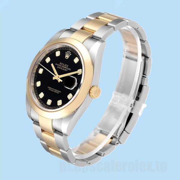 Rolex Datejust 126303 Masculino 41mm Mostrador Preto - Image 3