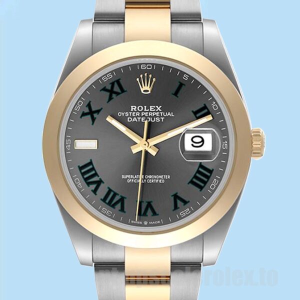Rolex Datejust m126303-0019 41mm Masculino Pulseira Ostra