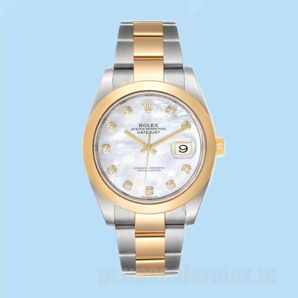 Rolex Datejust 41mm Masculino m126303-0017 Tom Prata - Image 2