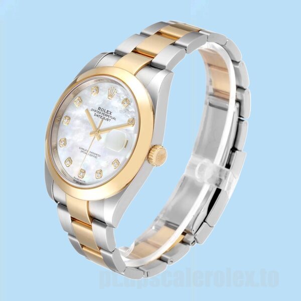 Rolex Datejust 41mm Masculino m126303-0017 Tom Prata - Image 3