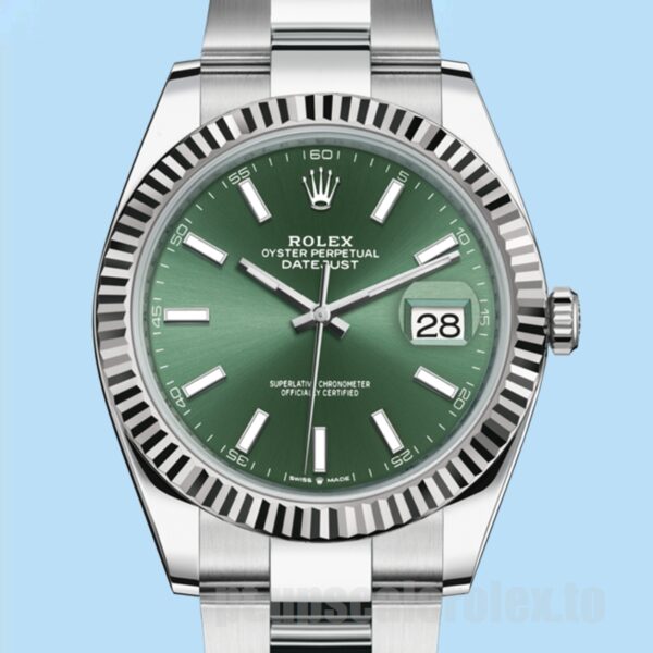 Rolex Datejust 41mm m126334-0027 Masculino Pulseira Ostra