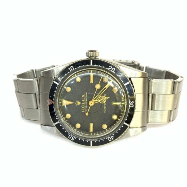 Melhor Réplica Rolex Oyster Perpetual Turn-o-graph Referência 6202 Tropical Steel 1953