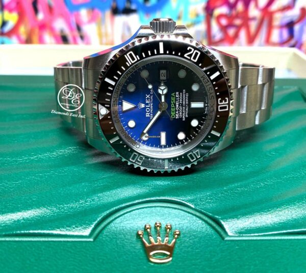 Réplica Rolex Sea Dweller Deepsea Blue Dial James Cameron 126660 Nunca usado